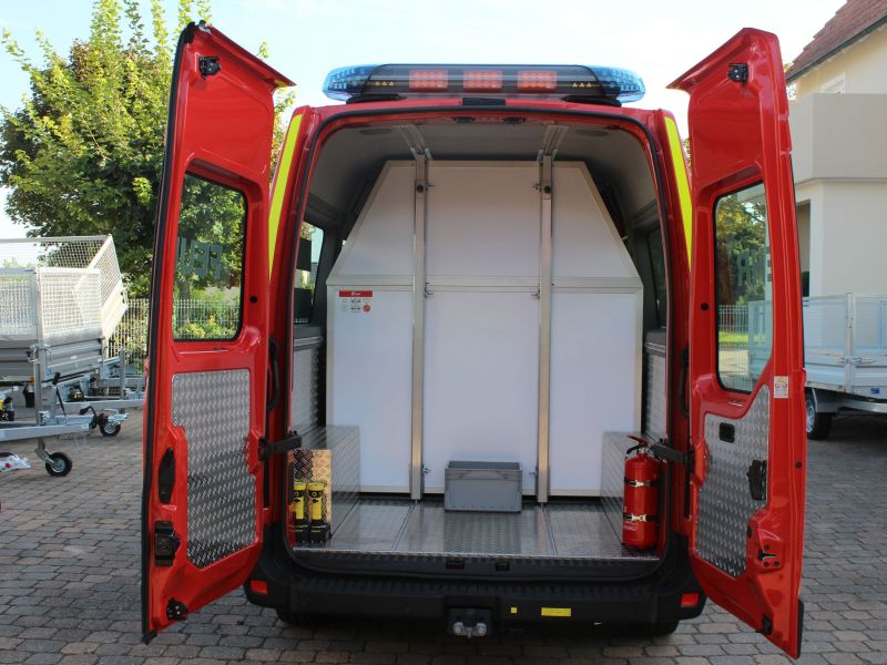MTF/MZF 1, Ford-Transit, Mobile Trennwand, Universeller Geräteraum